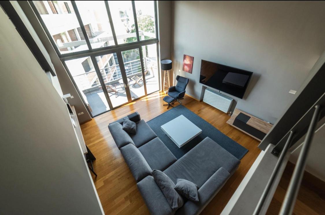 Minimal Brand New Loft Next To Subway Apartman Athén Kültér fotó